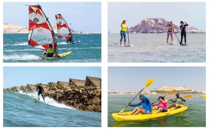 Diverse Water Sports And Activities