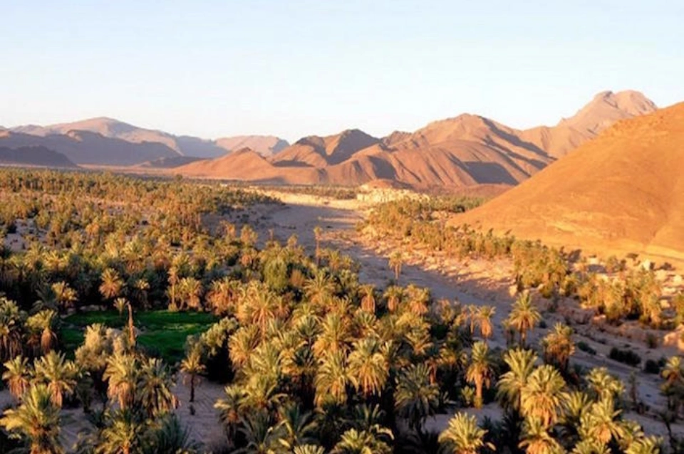 Mountain And Desert Interface